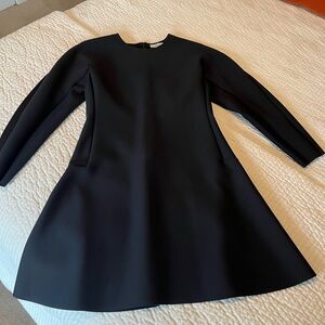 COS Black Dress Scuba fabric Sz M NWT